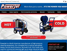 Tablet Screenshot of powerjetpressure.com